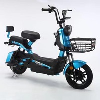 Bicicleta eléctrica clásica de 14 pulgadas, ciclomotor eléctrico, Scooter Eléctrico para desplazamientos urbanos