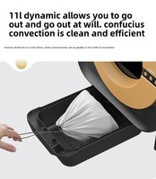 Caja de arena para gatos, pala automática, grande, fácil de limpiar, lavabo de arena inteligente para gatos, inodoro eléctrico inteligente de plástico para gatos