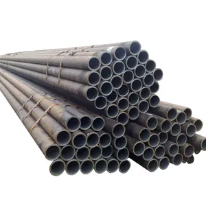 Q235 Q355 Q345 tubería de acero sin costura A53 Gr.B,A36,ST52,ST35,ST42 tubo de acero sin costura como tubos de caldera