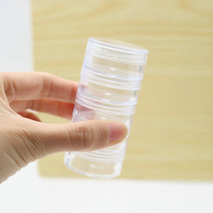 Lot De 5 Boîtes De Rangement Transparentes Avec Couvercle à
