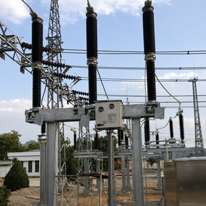 Disjoncteur extérieur haute tension au gaz SF6 avec mécanisme de commande à ressort pour substation, extincteur d'arc pour réseau électrique - Product Image 3