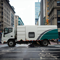 Compacteur 5-12m avec châssis Foton/Dongfeng/Isuzu, moteur diesel Cummins, transmission manuelle 4x2, norme d'émission EURO 5