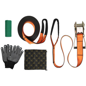 Kanle Slackline 15M en polyester, équipement d'entraînement d'équilibre pour l'aventure en plein air, durable - Product Image 2