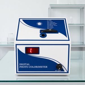 Colorimètre numérique à faisceau unique avec source de lumière LED, résolution 5 nm, pour usage en laboratoire, avec roue de filtres et affichage numérique - Product Image 1