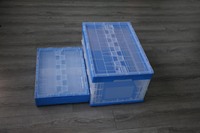 NEXARA Offre Spéciale 520*365*335mm Caisse en plastique pliable Style boîte solide pour un stockage efficace dans les entrepôts