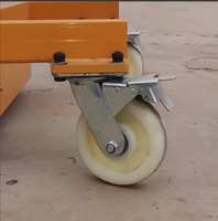 Chariot élévateur manuel 4x4 de 2 tonnes avec hauteur de levage réglable de 1500 à 1700 mm pour utilisation en restaurant, garantie de 3 ans, neuf