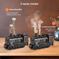 Diffuseur ultrasonique 300 ml en forme de petit train, humidificateur d'arômes avec télécommande, brume fraîche, effet méduse, coffret cadeau pour la maison