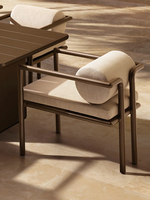 Ensemble de table à manger rectangulaire en teck moderne pour l'extérieur, avec chaises empilables, mobilier de jardin, usage domestique, mobilier de salle à manger pour les stations balnéaires