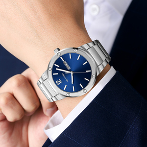 Reloj de Pulsera para Hombre de 41 mm, Esfera con Efecto Rayos de Sol, Acero Inoxidable de Alta Calidad, Logotipo Personalizado al por Mayor, Múltiples Estilos Disponibles - Product Image 5