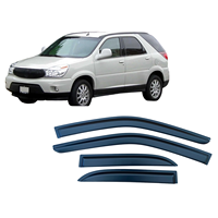 Deflectores de Ventana Laterales y Protectores de Lluvia para BUICK RENDEZVOUS 2002-2007, Acrílico Translúcido Engrosado con Adhesivo