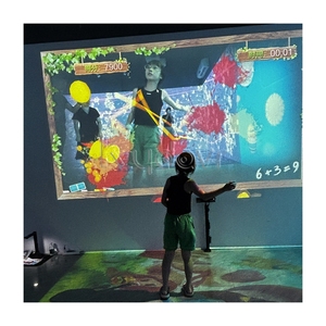 Interior Activar Realidad Aumentada <span class=keywords><strong>Escape</strong></span> Sala de juegos interactiva Metaverse Detección de movimiento Pared Piso Proyección AR Juegos de ritmo - Product Image 4