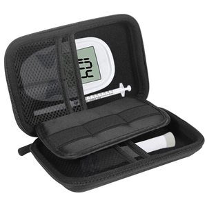 Dễ dàng mang máu <span class=keywords><strong>glucometer</strong></span> Meter Meter cứng EVA trường hợp công cụ cho y tá cho sinh viên - Product Image 2