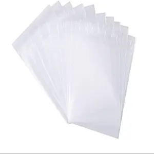 Different Size Crystal Transparent Factory Supplier LDPE Self Adhesive Bag for Gift Candy Sugar Bakery Cookies