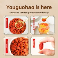 Goji Berries Grade Ningxia 500g Teh Kaleng Merah Kering untuk Dibuat Teh, Bebas Sulfur, Toko Resmi Utama