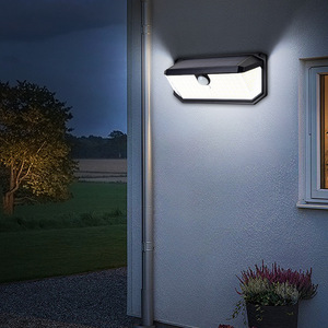 Solar Wall <b>Light</b> 416 <b>LED</b> Long Strip Outdoor Garden Lighting Motion <b>Sensor</b> Waterproof - Product Image 2