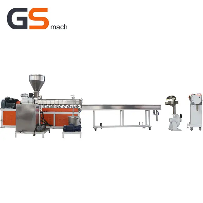 GSmach double screw extruder for plastic granules making Machine