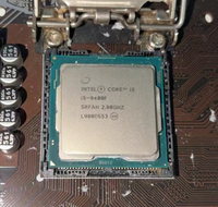 Processeur de bureau Intel Core I5-9400F d'occasion, LGA1151, 6 cœurs, 6 threads, 2,9-4,1 GHz, 9 Mo de cache, 65 W, CPU sans carte graphique intégrée