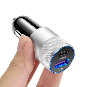 Cargador de Coche USB Mini de 18W, 15W 3.1A Tipo C PD, Adaptador de Enchufe para Coche con Doble Puerto de Carga Rápida para Teléfono - Product Image 3