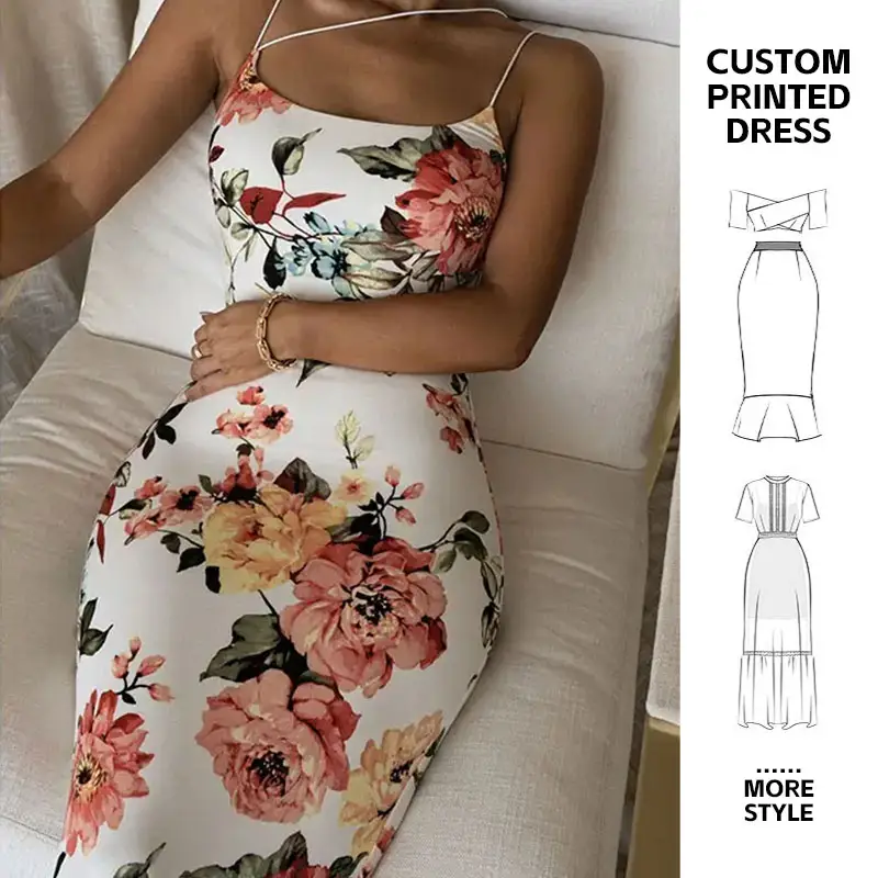 Aschulman Bodycon Jurk Mouwloos Bloemen Casual Formele Midi Sexy Vrouwen Elegante Jurken