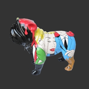 De haute Qualité En Résine Statue de <span class=keywords><strong>Bouledogue</strong></span> Français - Product Image 3
