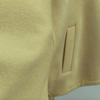 Chaqueta Acolchada de Lana para Mujer - Abrigo Híbrido de Invierno con Materiales Mixtos, Parka Acolchada en Amarillo Mostaza - Logotipo Personalizado