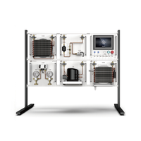 Sistema Modular Básico de Entrenamiento en Refrigeración, Plataforma de Laboratorio de Termodinámica Científica Metálica, Equipo de Refrigeración Profesional para Escuelas
