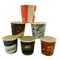 Custom Biodegradable Paper Cups with Lids, Hot Sale