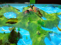 Table de sable interactive avec reconnaissance tactile, relief du terrain, projecteur de sable, art, bac à sable interactif