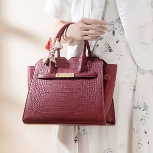 Bolso de Mano de Lujo para Mujer 2025, Bolso de Hombro de PU de Diseño, Bolso Bandolera con Patrón de Cocodrilo de Alta Calidad, Sac à Main Femme Luxe - Product Image 5
