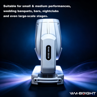 Projecteur Beam Moving Head 295W 16 canaux avec double prisme pour scène de mariage, DJ, club et événements de petite et moyenne envergure