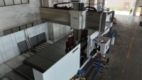 Centre d'usinage CNC à portique WEIDA GMC2016, broche BT50, double colonne, machine de fraisage CNC robuste pour le traitement de grands moules