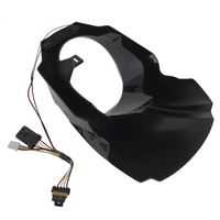 YongJin accessoires de moto noirs de haute qualité phares Led pour plaque de garniture de phare Harley Breaker