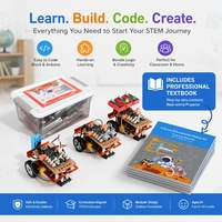 Kit de Robot Coche Explorador Espacial Inteligente Avanzado, Robot Educativo de Programación Inalámbrica para Adolescentes, Experimentos Científicos STEAM