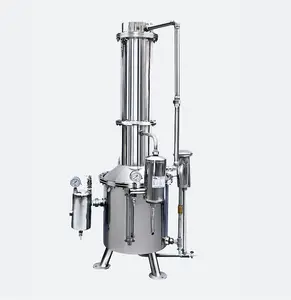 TZ200 200l/h Água destilada tipo torre equipamentos industriais destiladores de água destilador de água aço inoxidável