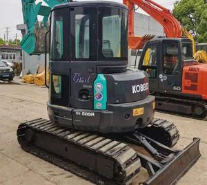 Miniexcavadora de 5 toneladas Kobelco 50SR de segunda mano CE de buena calidad con motor Weichai y bomba Vickers de bajas horas de trabajo Japón - Product Image 4