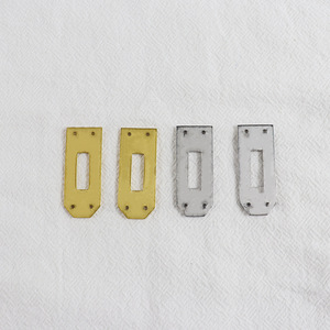Stainless Steel Buckle 1.8x2.5x2.8CM Gold/Steel Color Customizable High Quality Hardware <b>Accessory</b> for <b>Bags</b> - Product Image 3