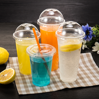 Loyo 98mm populaire] couvercles de gobelets pour animaux de compagnie en plastique demi-ouvert pour tasses à smoothie
