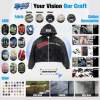 Hoodie Pria Custom Acid Wash Bordir Vintage Y2K High Street Musim Dingin Oversized Ramah Lingkungan Bahan Bernapas 380gsm