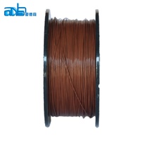 600V 30AWG 10AWG PTFE ekstrusi perak atau nikel dilapisi kawat tipis suhu tinggi dan kabel