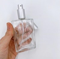 ALCHEMY ART STUDIO Flacons de parfum en verre écologiques et durables avec couvercle en plastique, vides, format voyage, pour cosmétiques, liquides et médicaments, unis
