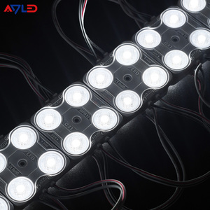 โมดูลไฟ LED แบ็คไลท์ทรงสี่เหลี่ยม คุณภาพสูง ได้รับการรับรอง RoHS มาตรฐาน IP65 ชิป SMD 4 ชิป ใช้ไฟ DC12V/24V กำลังไฟ 2 วัตต์ สำหรับป้ายภายนอกอาคาร - Product Image 2