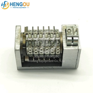Máquina de numeración de 6 dígitos Cicero 4x8, tipo gótico hacia atrás, últimos 2 bits, máquina de impresión Offset ajustable, piezas de repuesto - Product Image 2