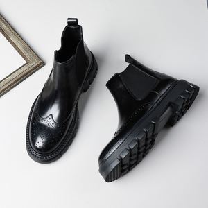 Chaussures décontractées pour hommes haut de gamme, personnalisées, rétro, basses, style business, à semelle en caoutchouc, antidérapantes, souples, imprimés animaux, collection automne - Product Image 1