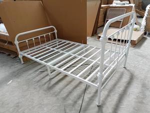 Traditional Design Stable Metal Bedroom Furniture Hot Sale Steel <b>Foldable</b> Single Iron <b>Bed</b> <b>Frame</b> Full <b>Size</b> Collapsible Portable - Product Image 2