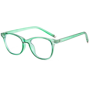 Oval Full Rim PC Lens Anti Blue Light Glasses Unisex <b>Eyeglasses</b> <b>Frames</b> - Product Image 3