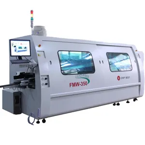 factory direct supply PCB Automatic Touch Panel Controlled Wave Soldering Machine for pick and place machine