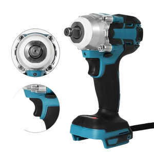 Brushless Electric Impact Wrench <b>Set</b> 21V Cordless with Variable Speed 400 Nm Max <b>Torque</b> 3/8 in Drive Size for DIY - Product Image 1
