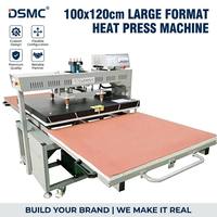 Máquina de Prensa de Calor Industrial de Gran Formato 100x120cm para Impresión por Sublimación en Telas, Pancartas y Ropa Deportiva