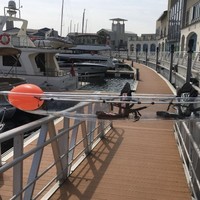 Bateau transparent double, kayak pour 2 personnes, bateau double, canoë en polycarbonate, bateau en verre populaire