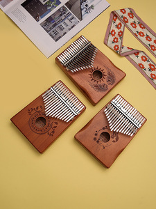 17 Phím kalimba ngón tay cái đàn piano gỗ gụ vật liệu di động ngoài trời nhạc cụ - Product Image 2